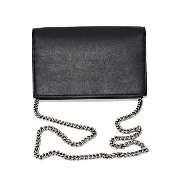 NEW GUCCI XL LOGO LEATHER CROSS-BODY BAG - Picture 3 of 8